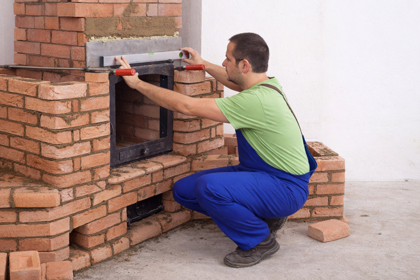 Fireplace installation